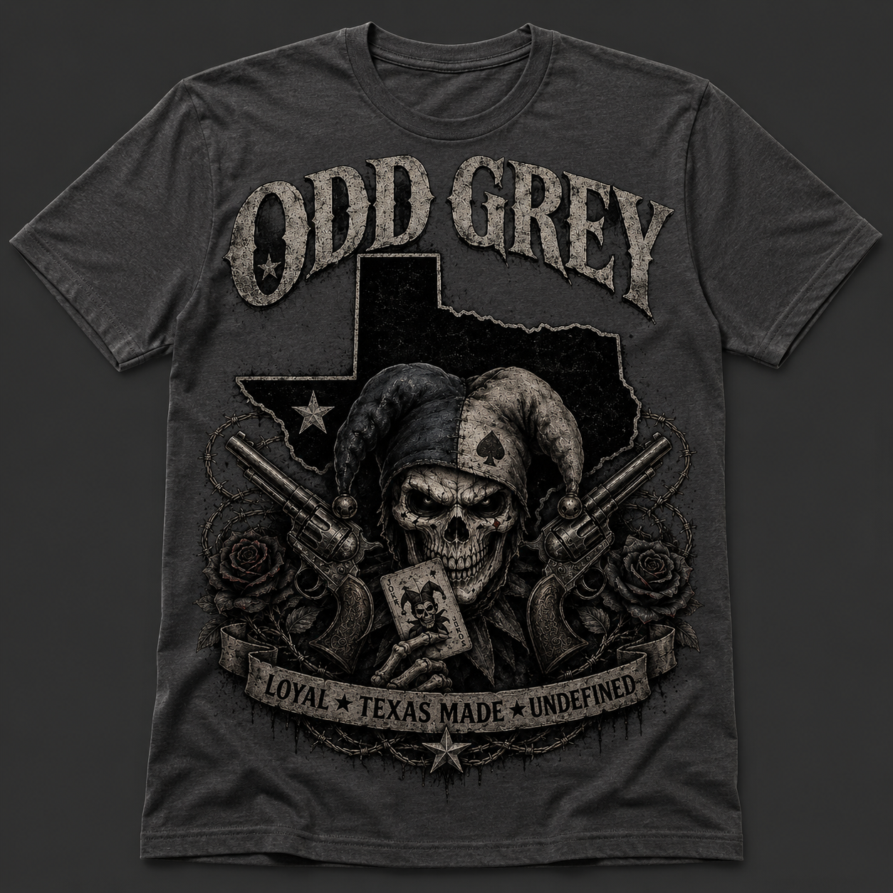ODD GREY™ Texas Joker Tee